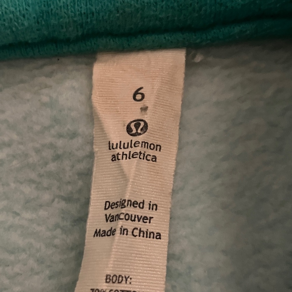 lululemon athletica Teal Hoodie - Picture 6 of 6